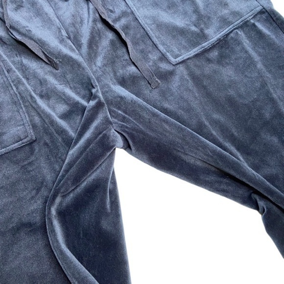 Time And Tru Velour Velvet Pants Midnight Blue Size XXL 20 - Picture 6 of 12